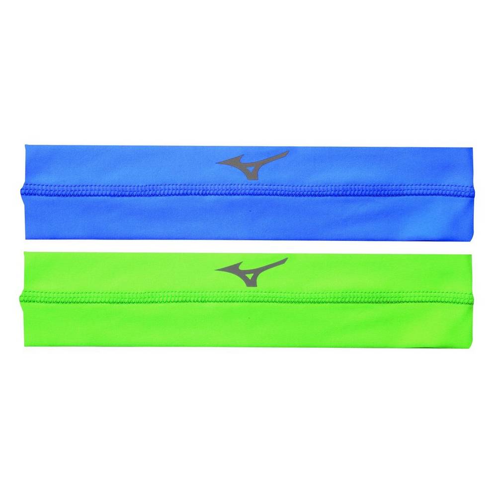 Mizuno Men's Viktory Volleyball Headband Blue/Green (480179-OZE)